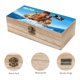 thumbnail image 3 of La Era de Hielo Caja Organizadora de Madera Rústica - Caja Decorativa Multifuncional para Escritorio, Hogar, Oficina, Joyas y Manualidades, 3 of 6
