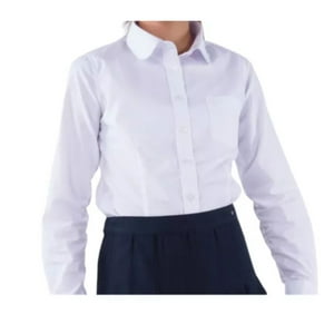 Ekolmac - Camisa Clásica Escolar Niña Blanca Colegio