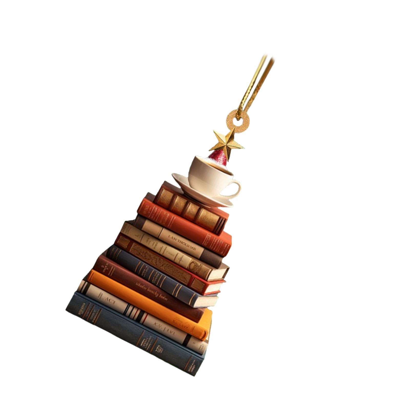 Magideal - Adorno Colgante De Acrílico Para Árbol De Navidad, Accesorio Fotográfico Con Cordón, Decoraciones Colgantes Navideñas Para Oficina, Ventana Y Pared