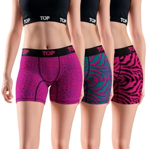 Top - Bóxer Medio Mujer Algodón Pack 3 Coleccion Skins C3