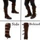 thumbnail image 5 of Cubiertas para Botas MKYSZLT Medieval Pirata Steampunk Marrón, 5 of 9