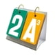 thumbnail image 5 of Marcador Flip Para Juego De Cartas De Escritorio Profesional Guandan Game Score Keeper Verde Amarillo, 5 of 5