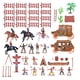 thumbnail image 2 of 1 Juego De Figuras De Plástico De Vaqueros E Indios, Accesorio De Juego, Juguetes Para Ni?os, 2 of 5