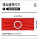 thumbnail image 2 of Xiao Hua Juego de 12 fundas decorativas moradas para respaldo de silla, 5.12 x 13.78 pulgadas, funda elástica para silla, cinta decorativa reutilizable, ideal para decoración de bodas y fiestas., 2 of 3
