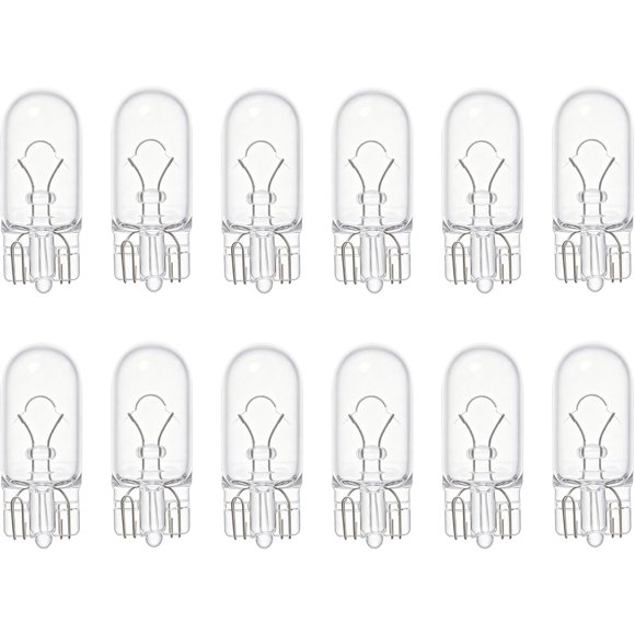 Lámpara 194 Kadiby 12 V 5 W T10 Pack de 12 3000 K Automotriz