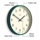 thumbnail image 5 of Reloj de pared JONES CLOCKS Studio 30 cm Verde Oscuro Moderno, 5 of 6