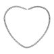 thumbnail image 4 of Material De Brazalete Permanente Cadena De 23 Cm Para El Aniversario De Su Y Sus Pulseras Negras, 4 of 5