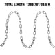 thumbnail image 4 of Cadena VEVOR de hierro galvanizado de grado 30 1/4 pulgadas x 100 pies, 4 of 9