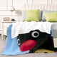 thumbnail image 4 of Pingu anti-pilling, suave, ligera, esponjosa y acogedora de lujo para hogar y cocina – Perfecta para niños y adultos,110X70cm, 4 of 6