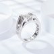 thumbnail image 4 of Anillos de Boda para Hombre de Moissanita de 1-2 Uds Color D Claridad VVS1 Anillos de Diamante Chapado en 18K Anillos de Moissanita de Plata Esterlina S925 para Hombre con Certificado, 4 of 8