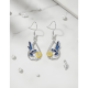 thumbnail image 1 of Aros De Girasol Colibrí Plata 925 Mujer San Valentín, 1 of 3