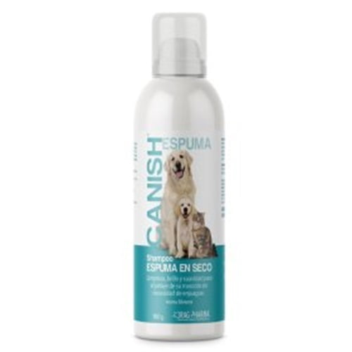 Shampoo/espuma En Seco Para Perros Y Gatos - Canish 160 G