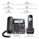 thumbnail image 2 of Sistema telefónico con cable/inalámbrico Panasonic KX-TGB850B - Negro, 2 of 3