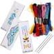 thumbnail image 1 of 3 juegos de marcapáginas para niños, kit de marcapáginas DIY, materiales de marcapáginas de bordado, kit de costura, punto de cruz, 1 of 7