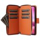 thumbnail image 2 of Funda Cartera con Cremallera y Correa para Samsung Galaxy S25 Plus Soporte y Tarjetero Marrón, 2 of 6