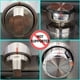 thumbnail image 2 of Bloqueos de perillas para estufa a gas Vadiff, negro, cubierta de silicona de seguridad, 2 of 7
