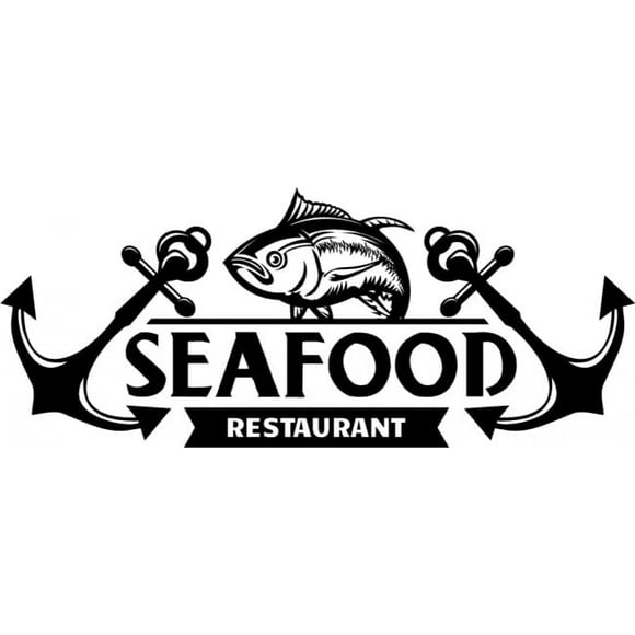 Decomural Seafood Restaurant Fish Anchor WS-46623