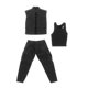 thumbnail image 2 of Mu?ecas Chaleco Sin Mangas Ropa 1/12 Mu?ecas Abrigo Para Figuras De Mu?ecas De 6 Pulgadas Figuras Negro, 2 of 5
