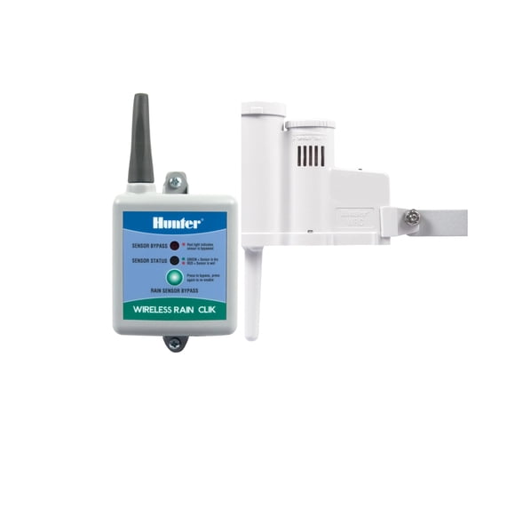 Sensor de lluvia inalámbrico Hunter Rain Clik WRCLIK con Freeze Shutoff