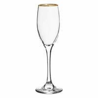 Allegra - Set De 6 Copas De Champagne 180Cc Ibiza Gold