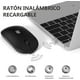 thumbnail image 4 of Mouse Inalámbrico Recargable Ergonómico Silencioso X1 con Pantalla de Batería y DPI Ajustable, Ideal para PC/Mac/Portátil - Negro, 4 of 5