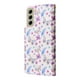 thumbnail image 5 of FOXDOCK Funda Tipo Cartera Floral para Samsung Galaxy S21 5G ,Funda con Tapa de Cuero PU, Protección Antigolpes con Ranuras para Tarjetas y Soporte, 5 of 5