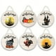 thumbnail image 4 of Halloween Wooden Doorplate Hanger New Pumpkin Black Cat Ghost House Bat Party Scene Decoration, 4 of 5