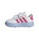 thumbnail image 1 of Zapatillas deportivas Adidas Grand Court 2.0 para niños, blanca/Pulse Magenta 7 US, 1 of 3