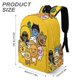 thumbnail image 3 of Amigos Kakao-theme Backpack, Campus style schoolbag Bookbag with Adjustable Shoulder Straps And Large Zip Compartment, Unisex Travel Bags.42x30x15cm, 3 of 6