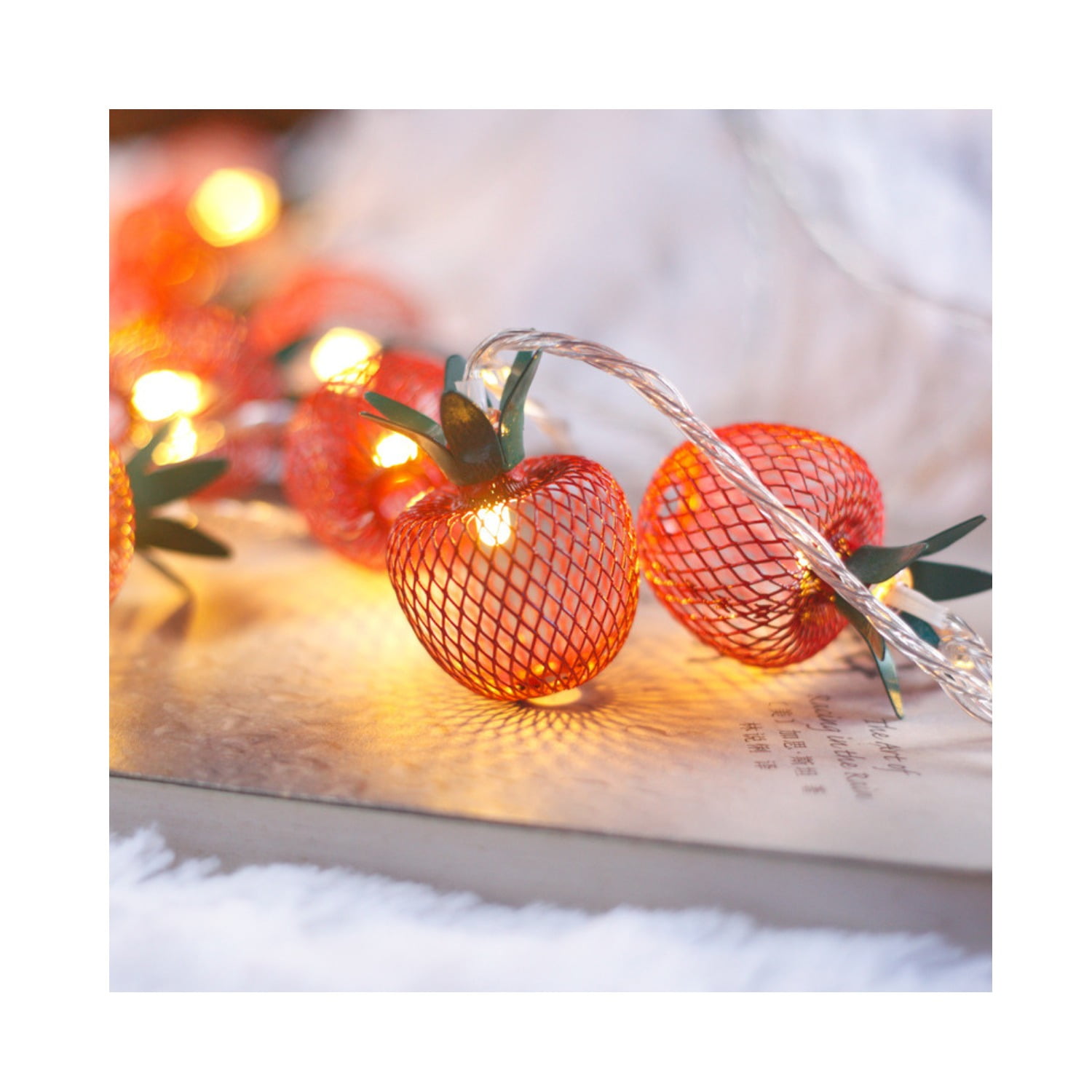 Click Ventas - Luz De Navidad En Forma De Manzana 10 Luces