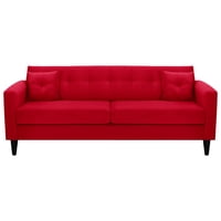 Bodevir - Sofa New Retro 3Cg Felpa 00 Rojo