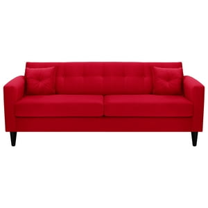 Bodevir - Sofa New Retro 3Cg Felpa 00 Rojo