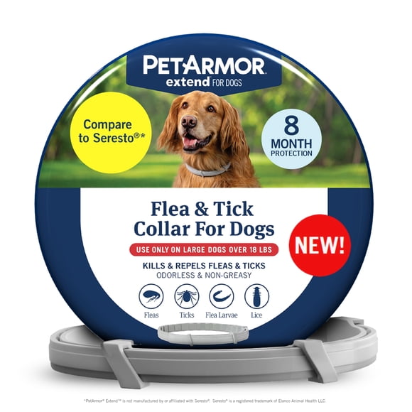 Collar PetArmor Extend para tratamiento de pulgas y garrapatas para perros grandes
