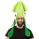 thumbnail image 2 of Sombrero Funny Party Green Squid Mix, tamaño grande, con ojos locos, 2 of 6