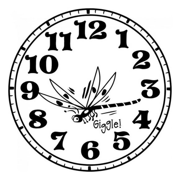 Decomural Dragonfly Clock Childrens WS-17320