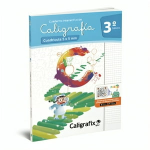 Editorial Caligrafix - Texto Caligrafia En Cuadricula 3º Basico- Interactivo /529