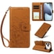 thumbnail image 5 of Funda Cartera para iPhone 17 Pro Perro Cachorro Grabado con Tarjetas Soporte Correa Marrón, 5 of 6