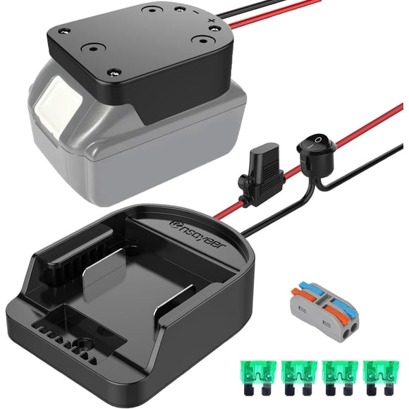Adaptador de Corriente Ensayeer 18V con Fusible e Interruptor – Uso DIY
