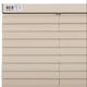 thumbnail image 1 of Persiana de Aluminio color Beige, Alto Ajustable máximo de 230 cm x Ancho a Elección para Sala, Living, Oficina o Escritorio (110 cm de Ancho x 230 cm de Alto), 1 of 3