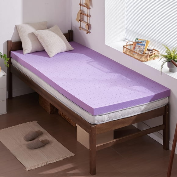Cubretop colchón SINWEEK Twin XL de espuma viscoelástica con gel de 5 cm