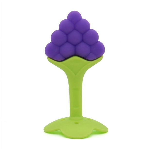 Newborn Freezer Safe Toddler Chew Toys Silicone Banana Toothbrushes Fruit Teethers Soothe Babies Gums Baby Teether