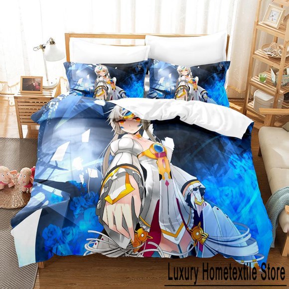 Game Elsword Bedding Set Bed Set Adult Kid Bedroom Duvet cover Sets Bed Bed Sheets
