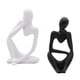 thumbnail image 3 of 2pcs Pensador Escultura Estatuilla Hogar Estatuas Decoración Moderna De Estantería, 3 of 5