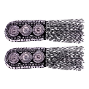 Ioensy - Accesorio De Disfraz De Charretera Con Borlas Para Traje Formal, Actuación De Graduación, Negro