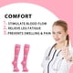 thumbnail image 5 of Calcetines De Compresión Para Mujer Y Hombre 6 Pares Hasta La Rodilla, 5 of 7