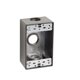 thumbnail image 1 of Caja de conexión eléctrica Sealproof de 1 módulo, 3 orificios, bronce, 1 of 3