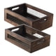 thumbnail image 3 of Cestas De Almacenamiento De 2 Piezas Organizador De Madera De Bandeja Para Escritorio De Escritorio De Restaurante, 3 of 5