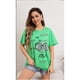 thumbnail image 1 of Polera Mujer Algodon Manga Corta Oversize Gatito 2007, 1 of 3