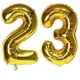 thumbnail image 1 of Balloon Number EBAIJQUO 23, papel de aluminio dorado de 40 pulgadas, 1 of 6