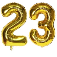 Balloon Number Ebaijquo 23, Papel De Aluminio Dorado De 40 Pulgadas